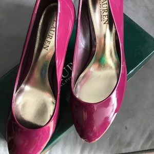 Lauren Ralph Lauren Plum pumps Size 8B